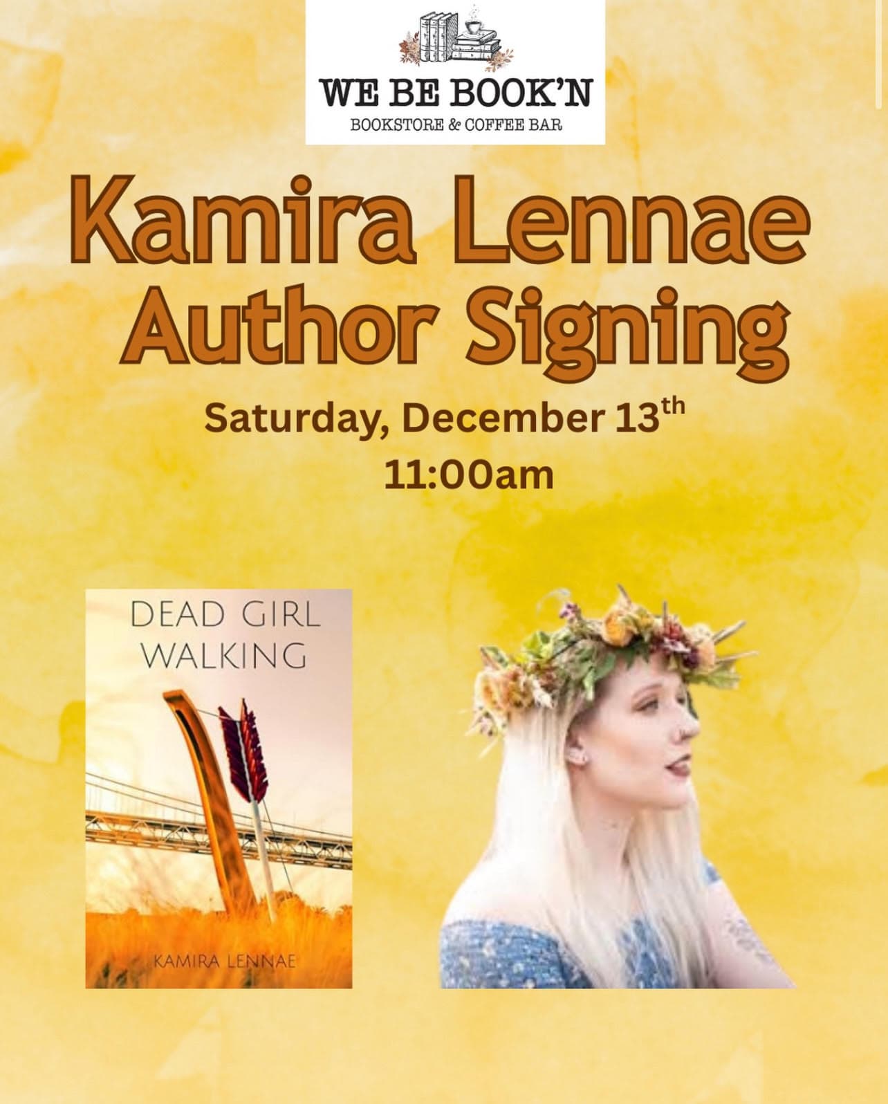 We Be Book'n Author Signing